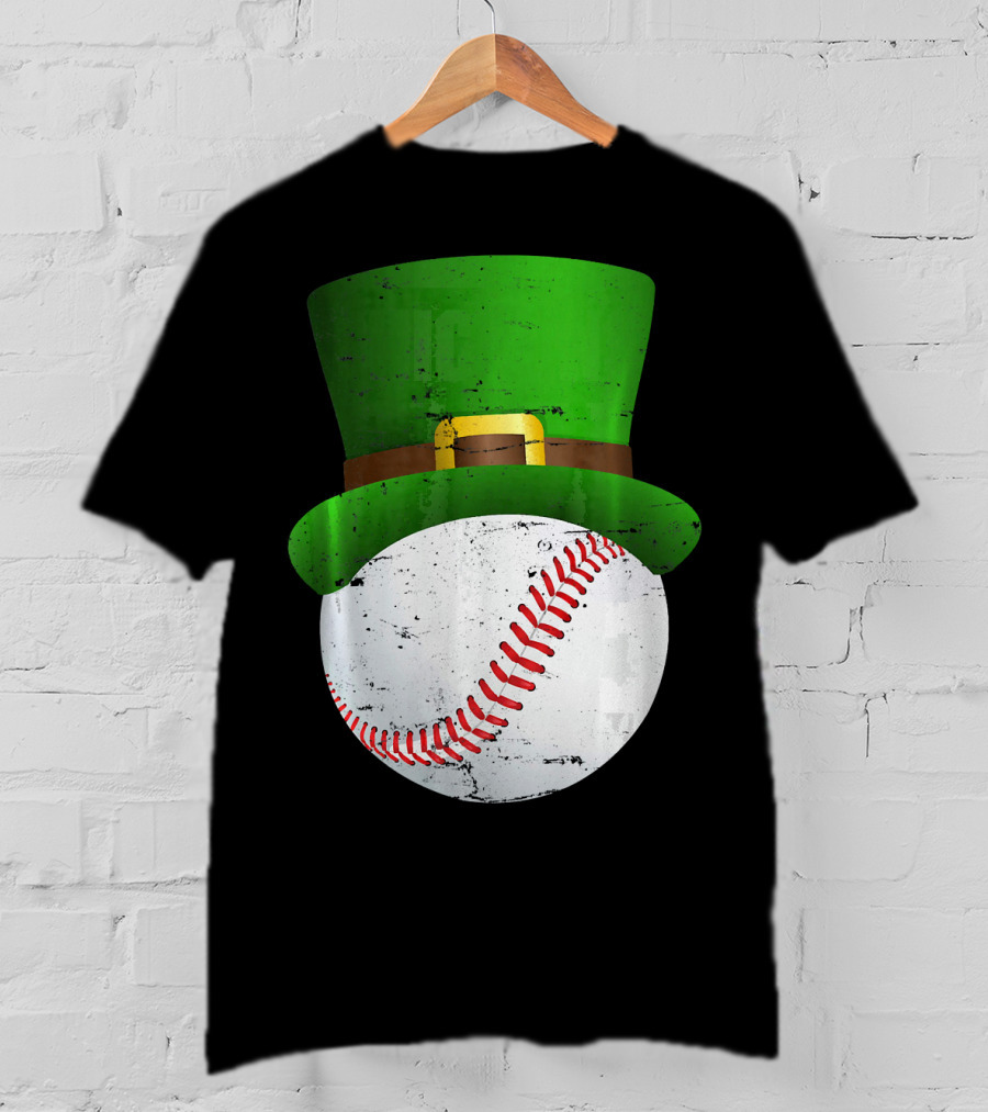 St Patricks Day Leprechaun Hat Baseball Fun T-Shirt