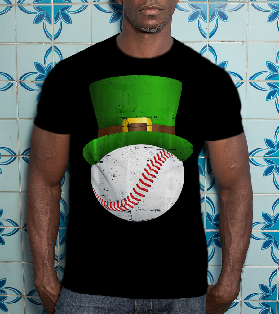 St Patricks Day Leprechaun Hat Baseball Fun T-Shirt