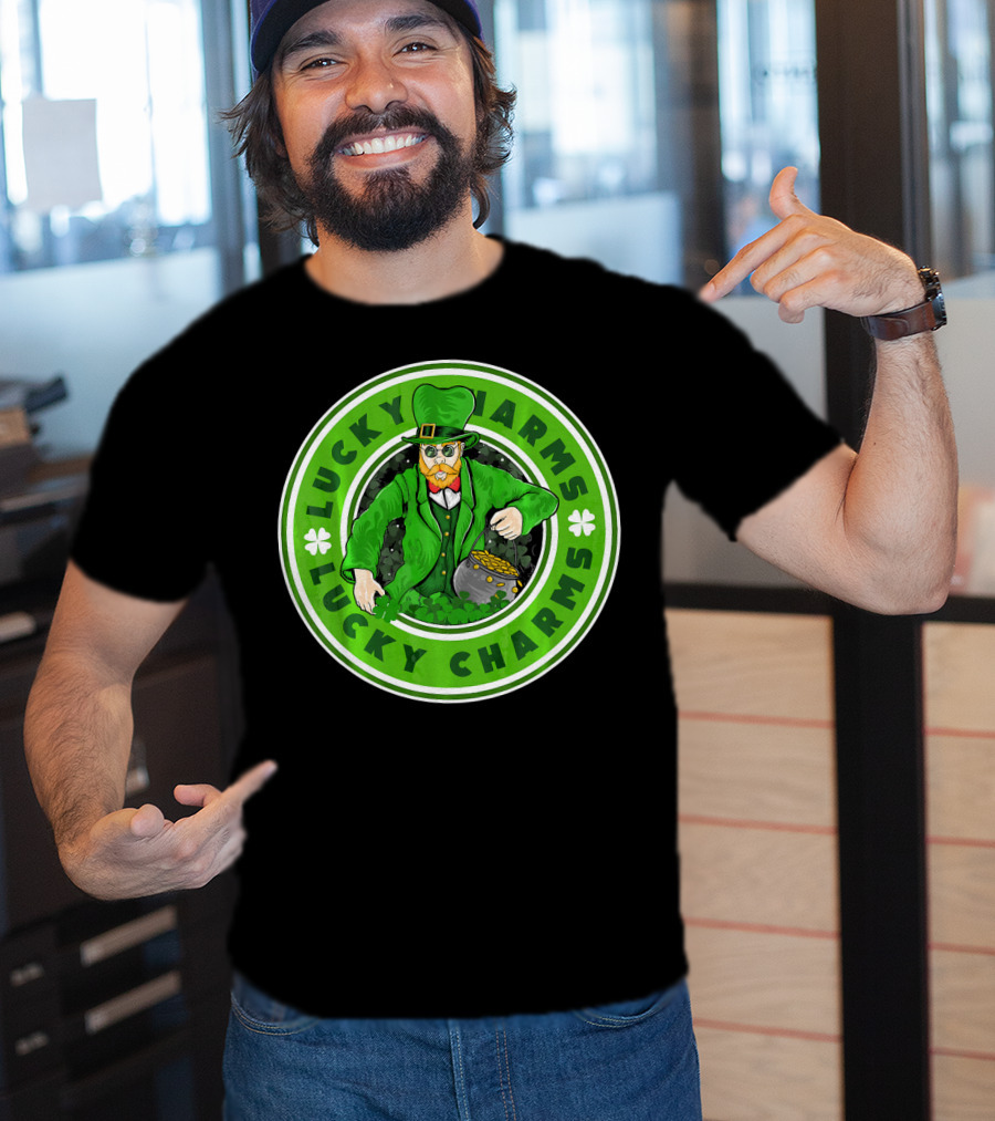 Lucky Charms St. Patrick's Day Irish Leprechaun Pot Of Gold T-Shirt