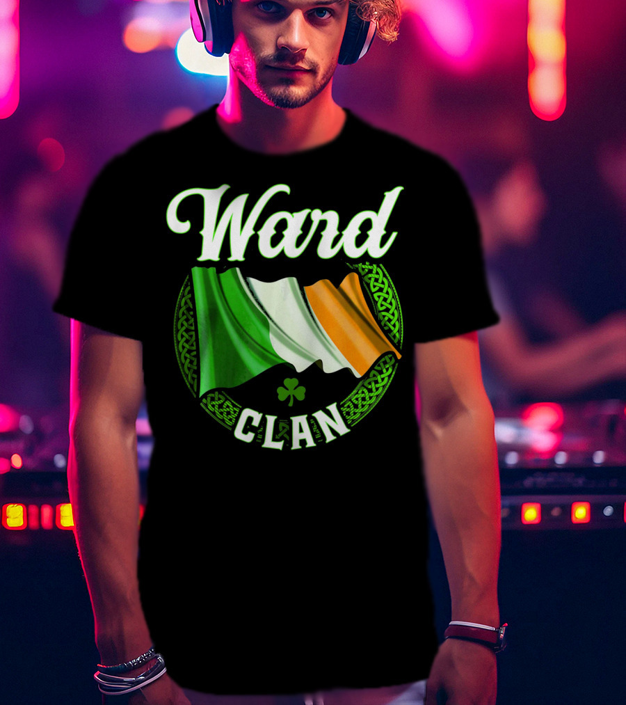 Ward Surname Clan Irish Flag Ireland T-Shirt