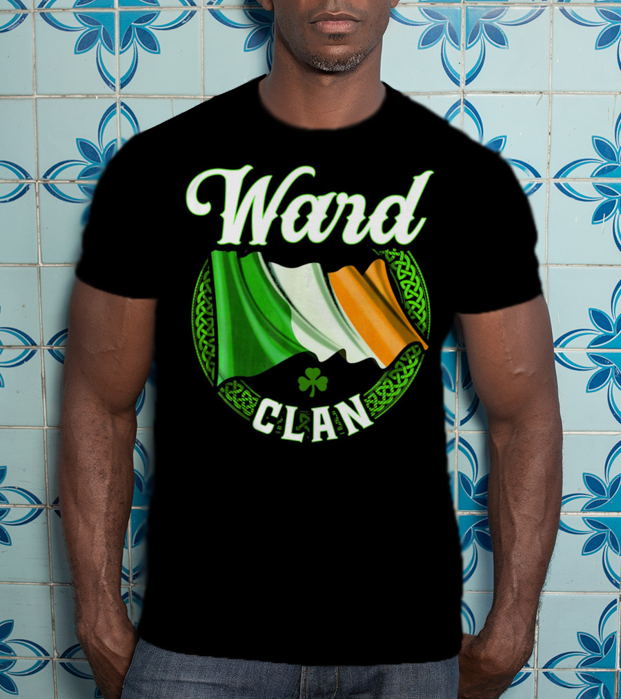 Ward Surname Clan Irish Flag Ireland T-Shirt