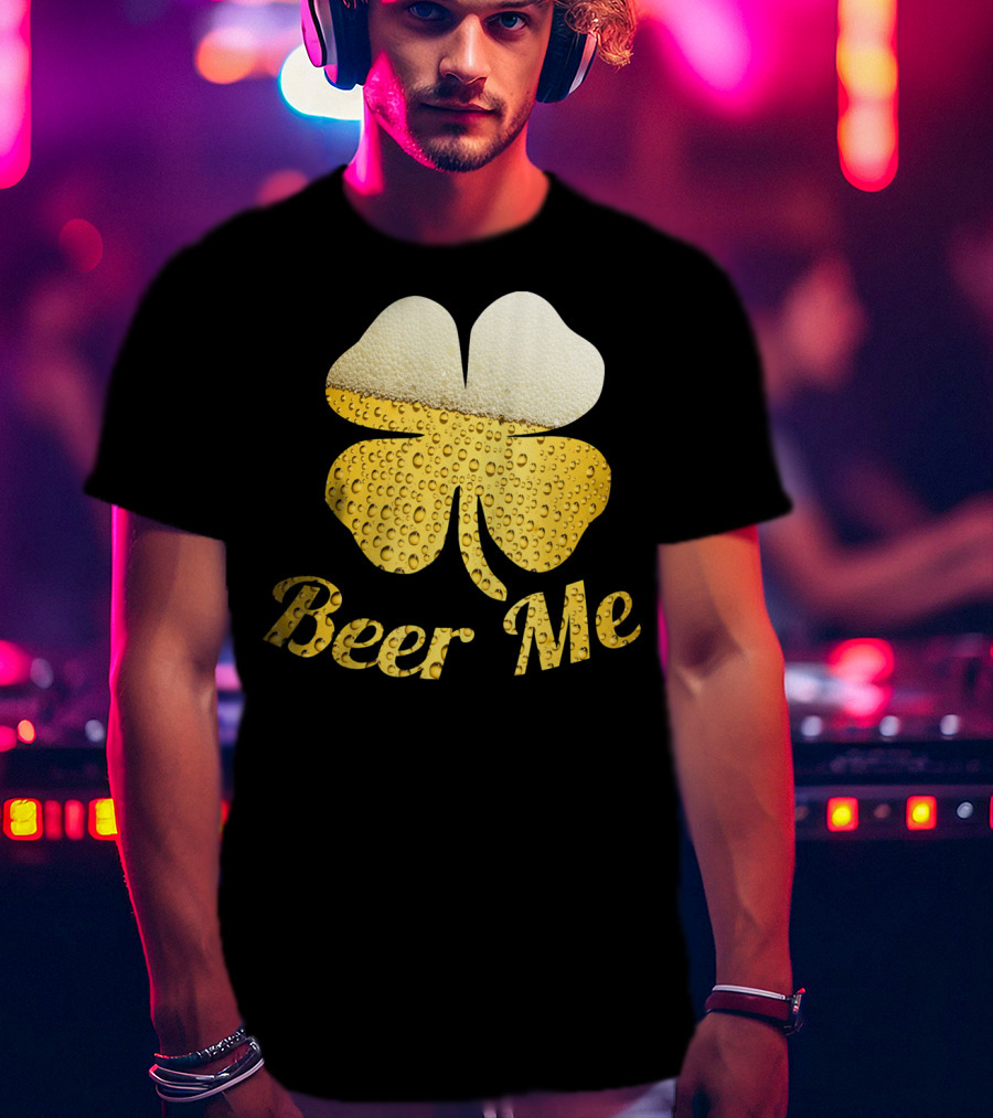 Beer Me Shamrock Bubbles T-Shirt