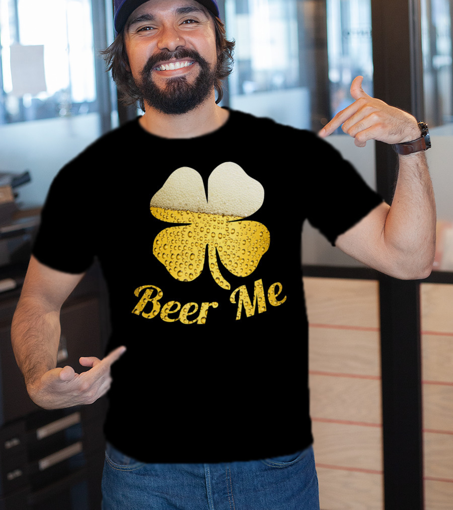 Beer Me Shamrock Bubbles T-Shirt