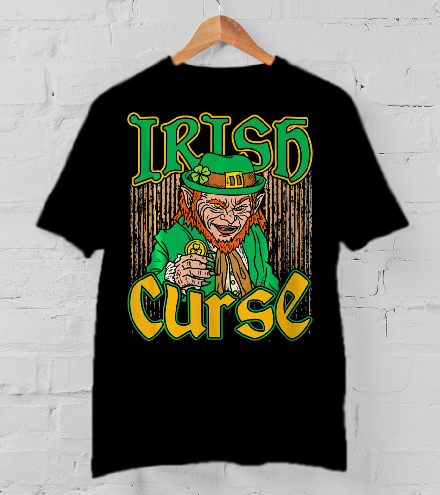 Irish Curse Leprechaun Horror Scar T-Shirt