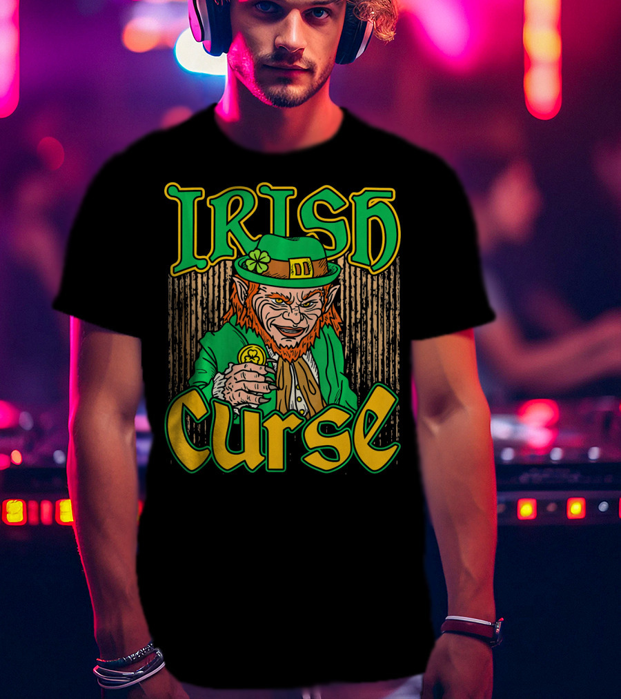 Irish Curse Leprechaun Horror Scar T-Shirt