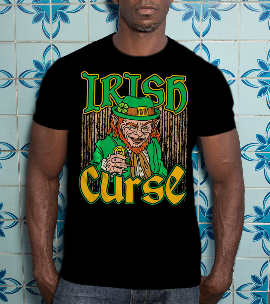 Irish Curse Leprechaun Horror Scar T-Shirt