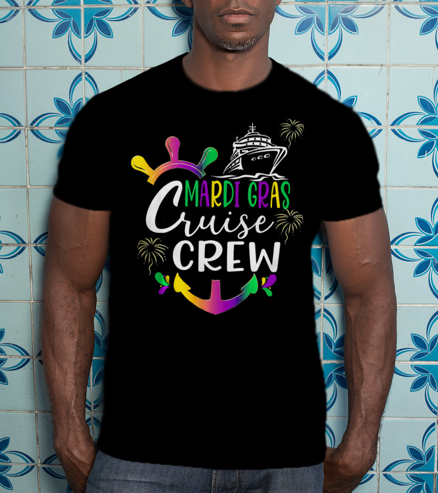 Mardi Gras Cruise Crew Outfit Matching Carnival T-Shirt