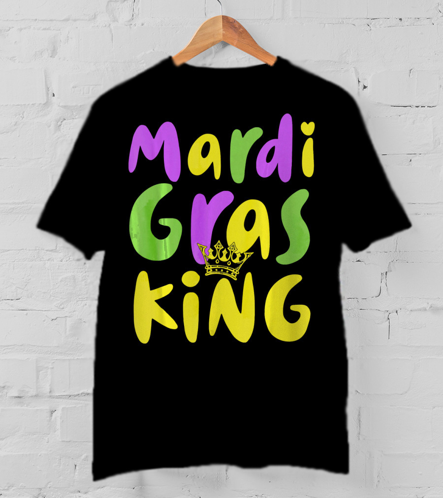 Mardi Gras King Crown T-Shirt