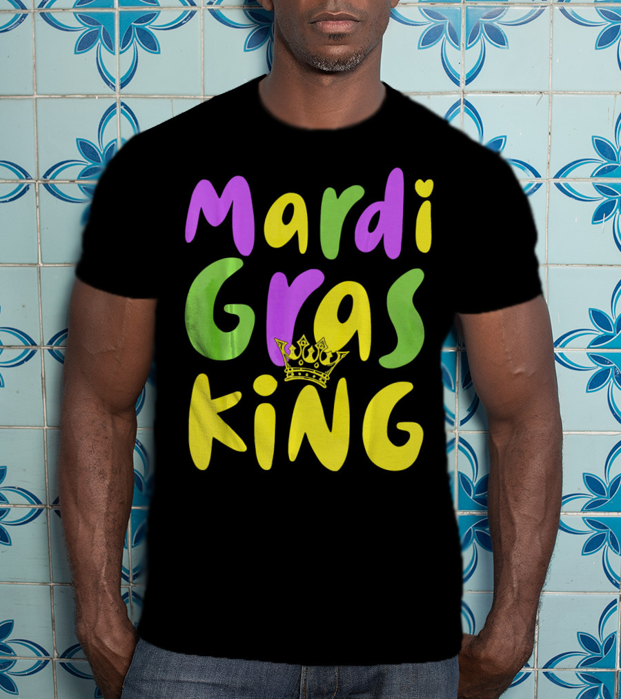 Mardi Gras King Crown T-Shirt