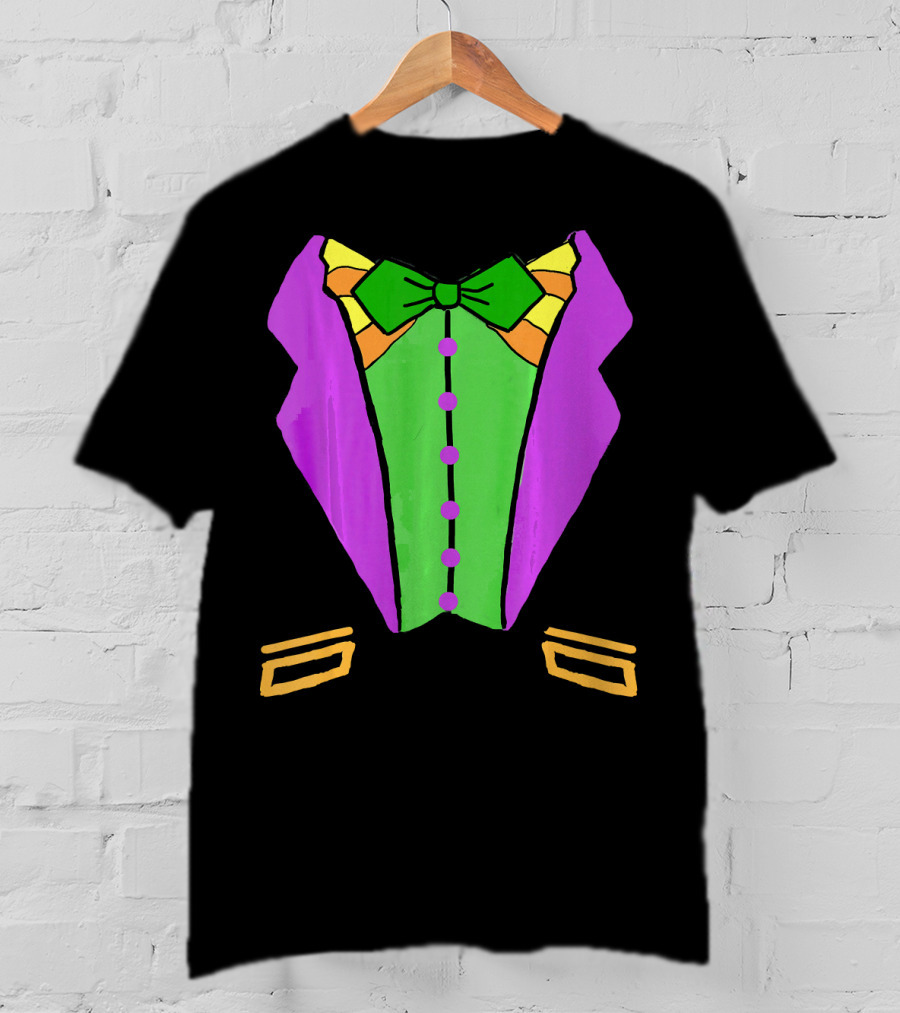 Mardi Gras Tuxedo Funny Party T-Shirt