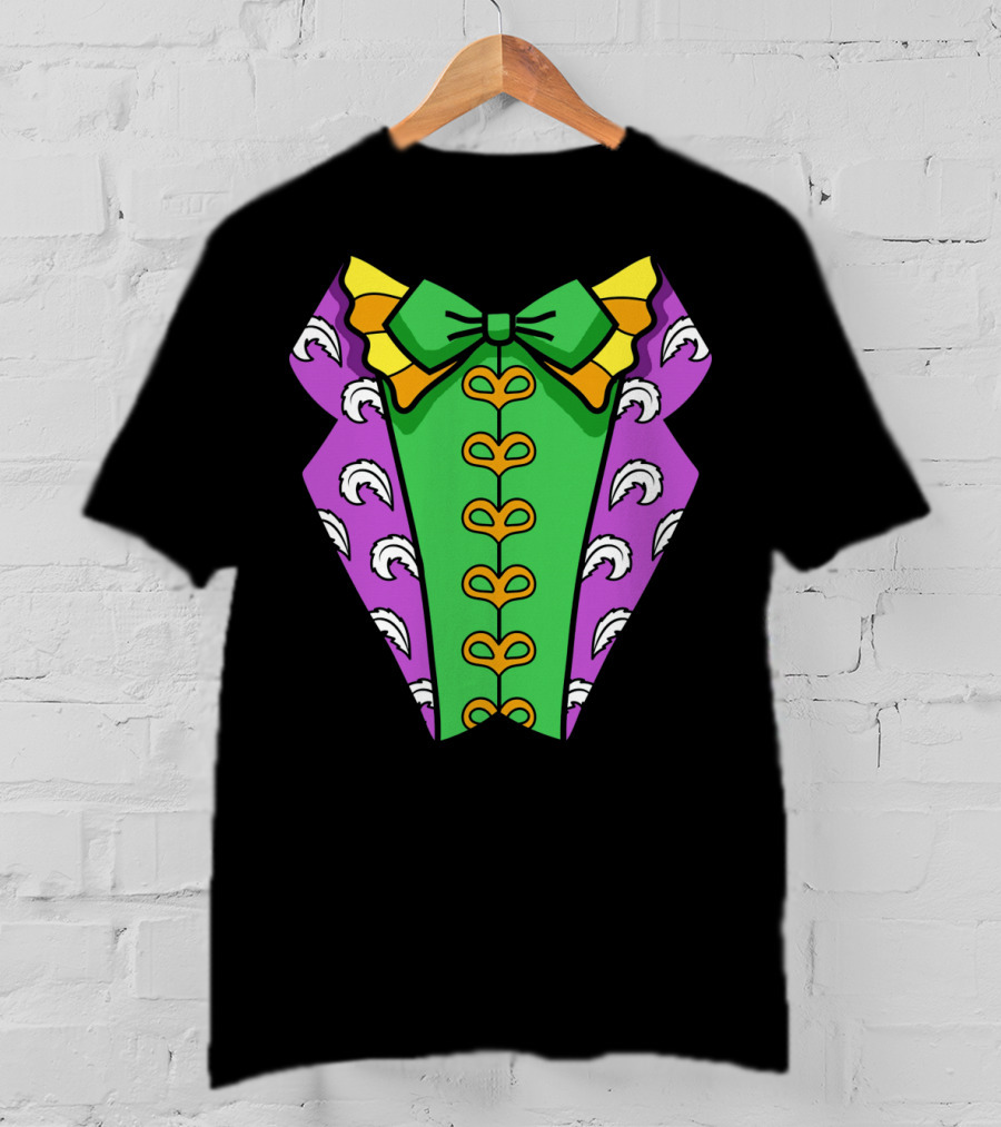 Mardi Gras Tuxedo Funny Party Celebration Costume T-Shirt