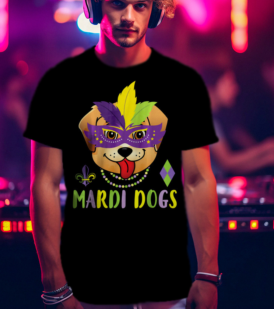 Mardi Dogs Labrador Retriever Gras Costume Dance Be T-Shirt