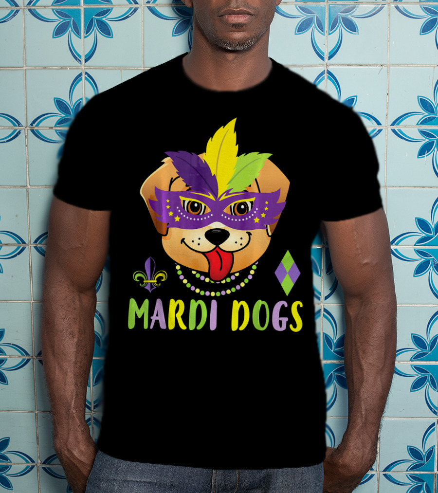 Mardi Dogs Labrador Retriever Gras Costume Dance Be T-Shirt