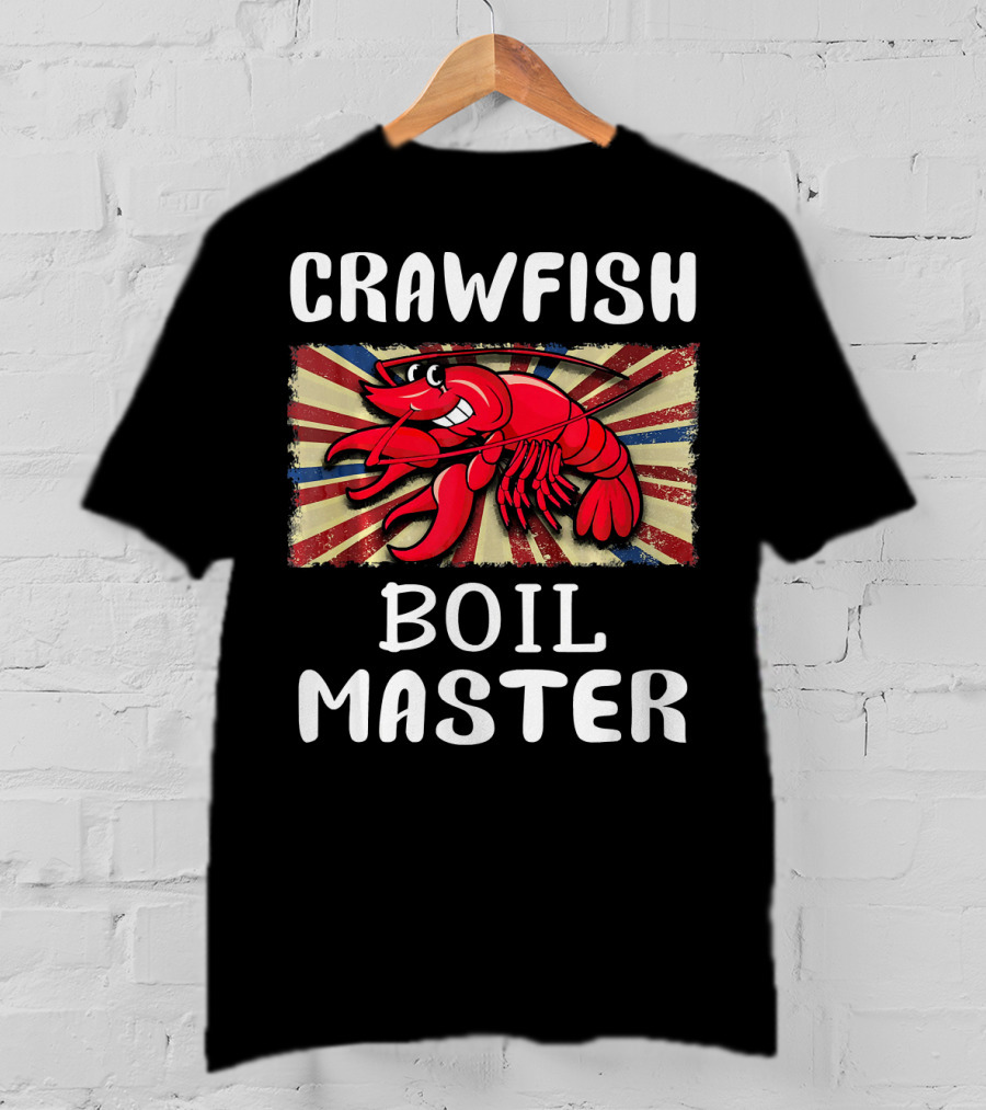 Crawfish Boil Master Mardi Gras T-Shirt