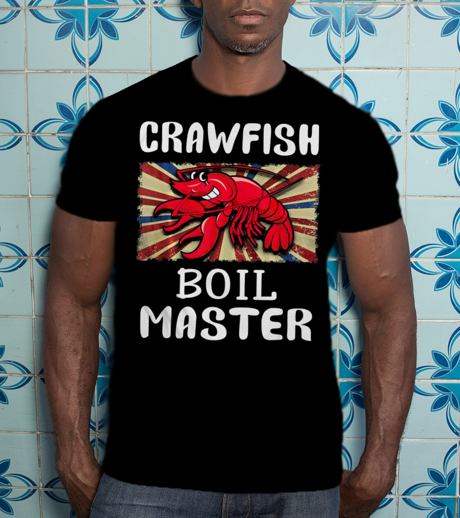 Crawfish Boil Master Mardi Gras T-Shirt