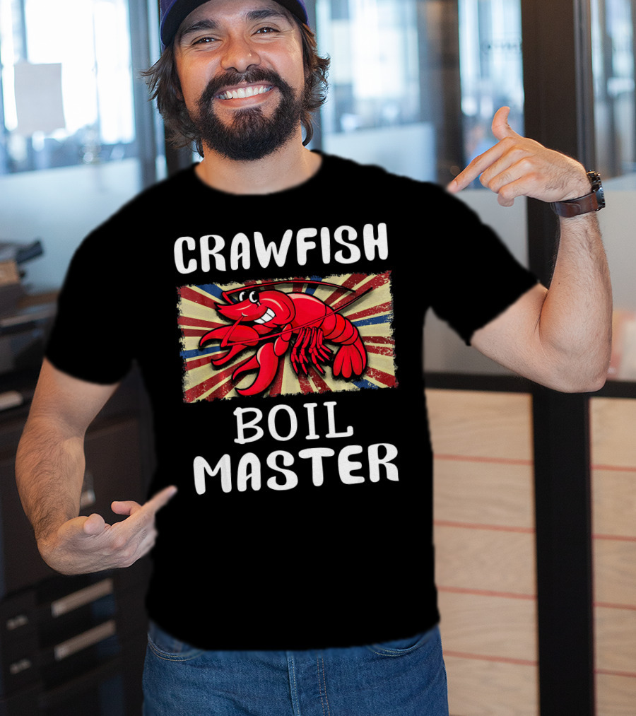 Crawfish Boil Master Mardi Gras T-Shirt