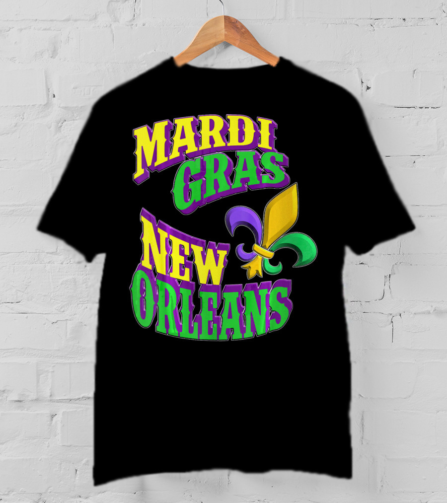 Mardi Gras New Orleans Fleur De Lis T-Shirt