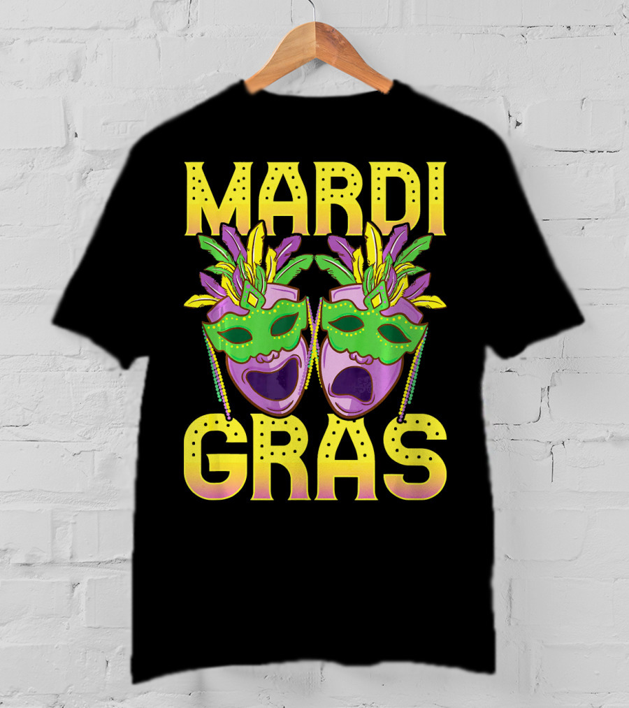 Mardi Gras Masks Party New Orleans T-Shirt