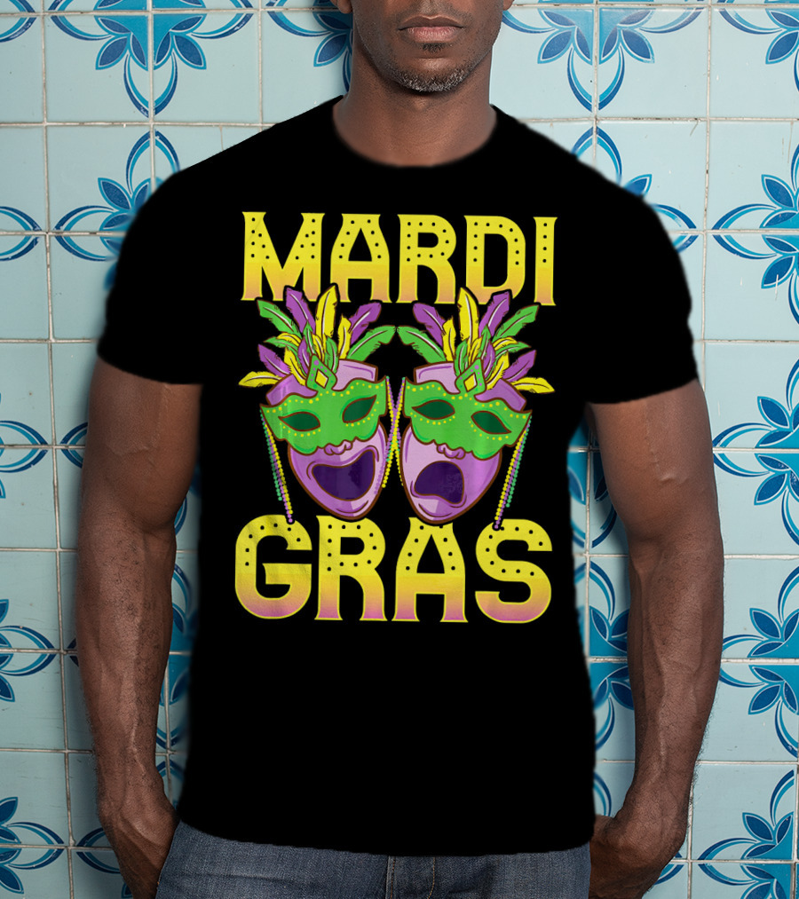 Mardi Gras Masks Party New Orleans T-Shirt
