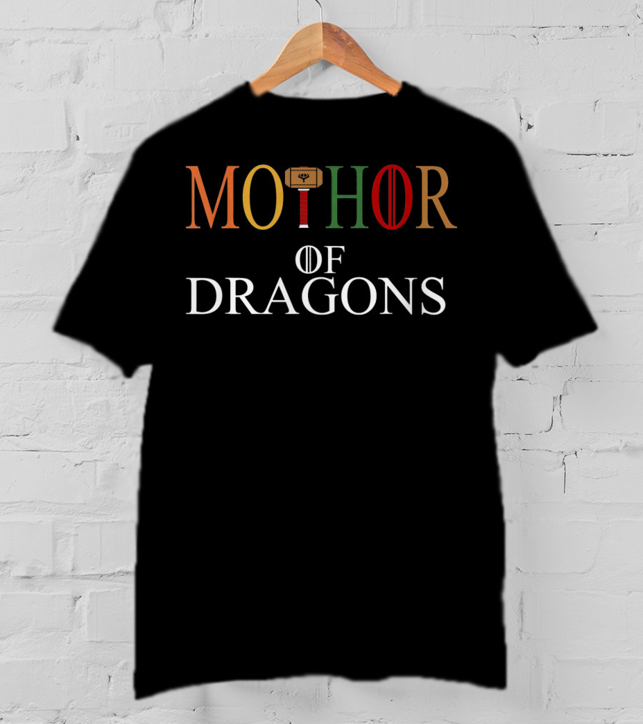 Mothor Of Dragons Hammer And Thrones Parody Crossover T-Shirt