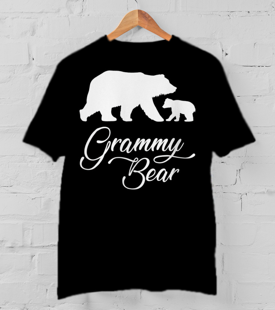 Grammy Bear Grandmother Cute Bear Cubs T-Shirt