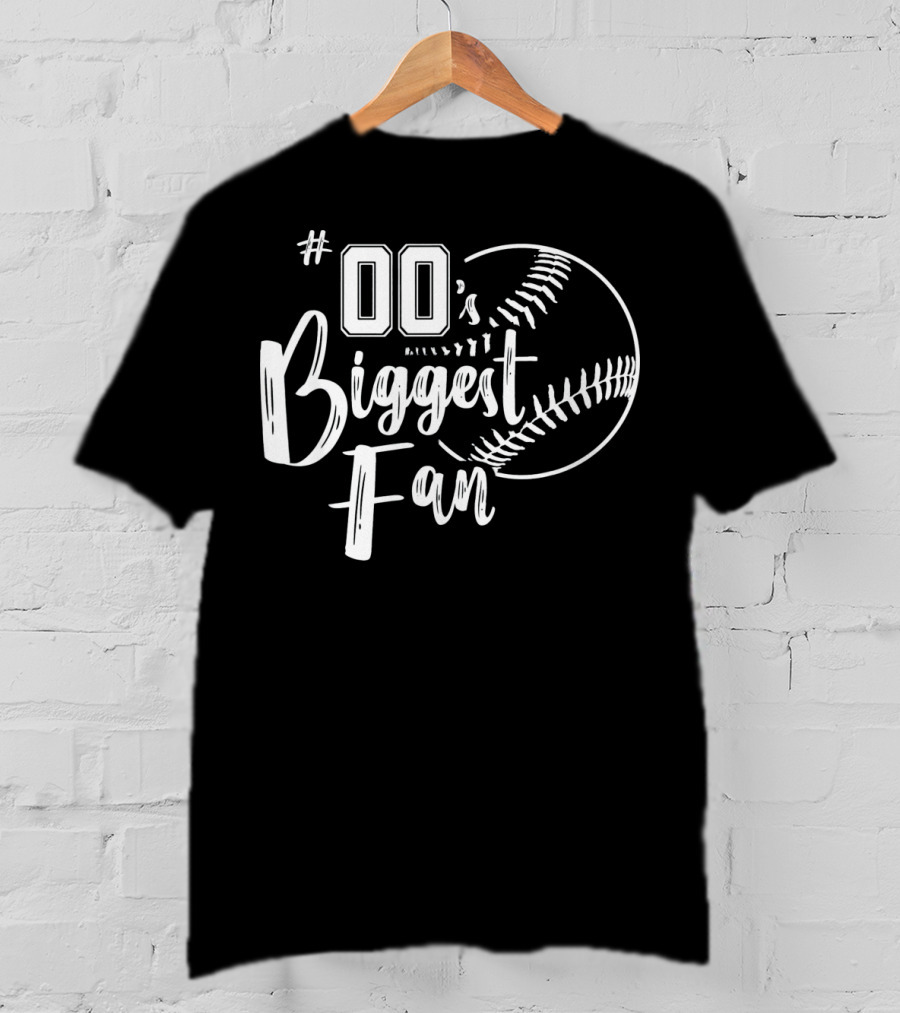 00's Biggest Fan Softball T-Shirt