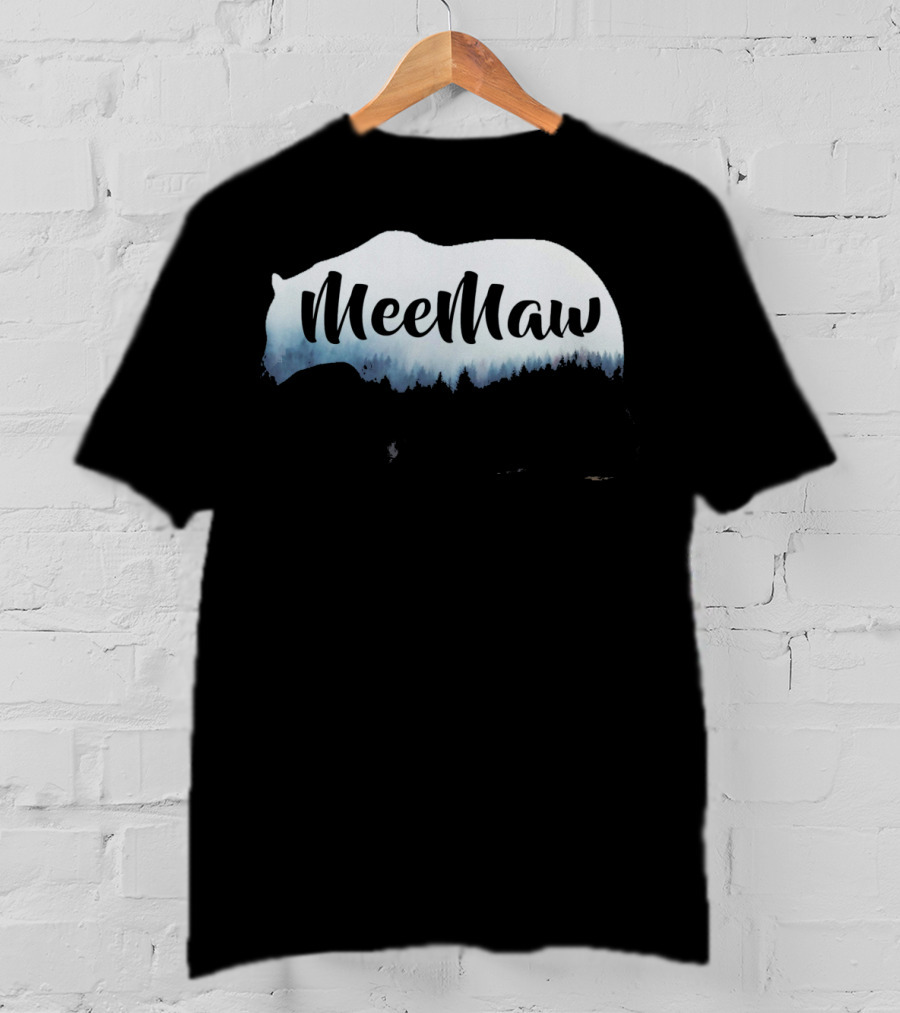 Meemaw Bear Forest T-Shirt
