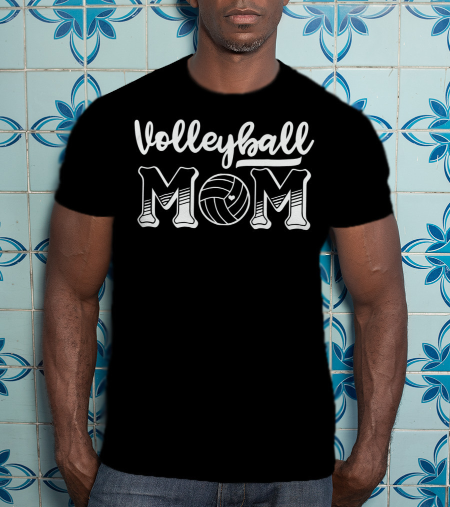 Volleyball Mom Volleyball Heart T-Shirt