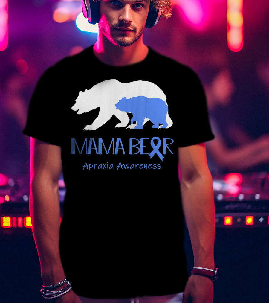 MAMA BEAR Apraxia Awareness T-Shirt