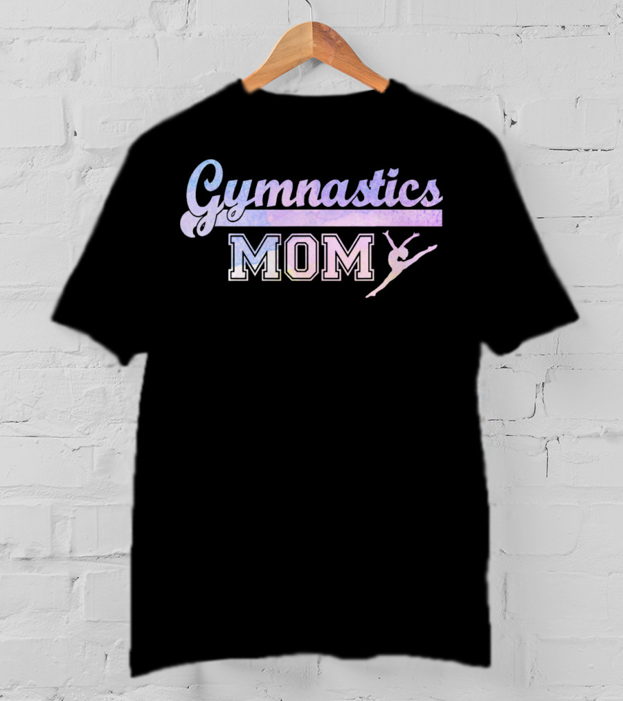 Gymnastics Mom Gymnast Mom With Leaping T-Shirt