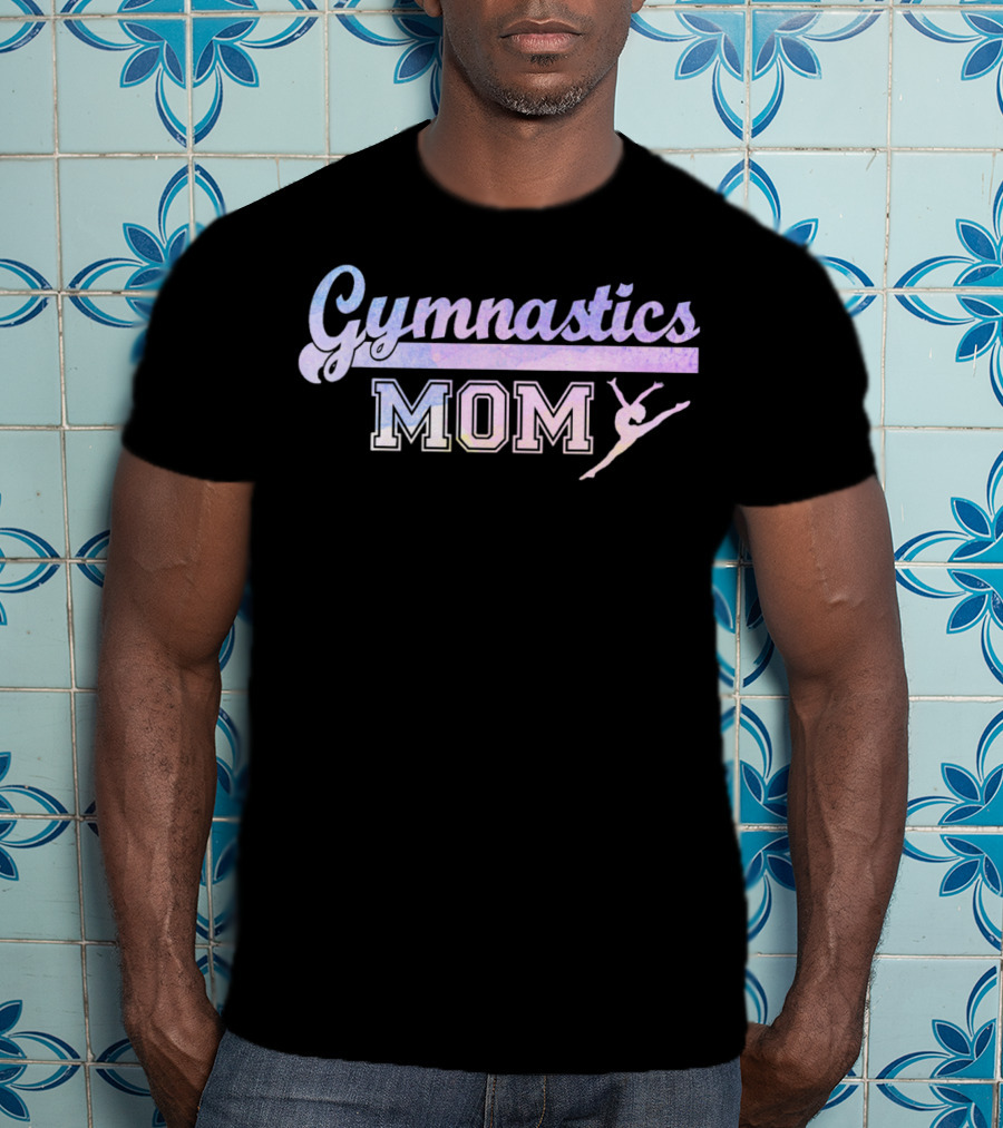 Gymnastics Mom Gymnast Mom With Leaping T-Shirt