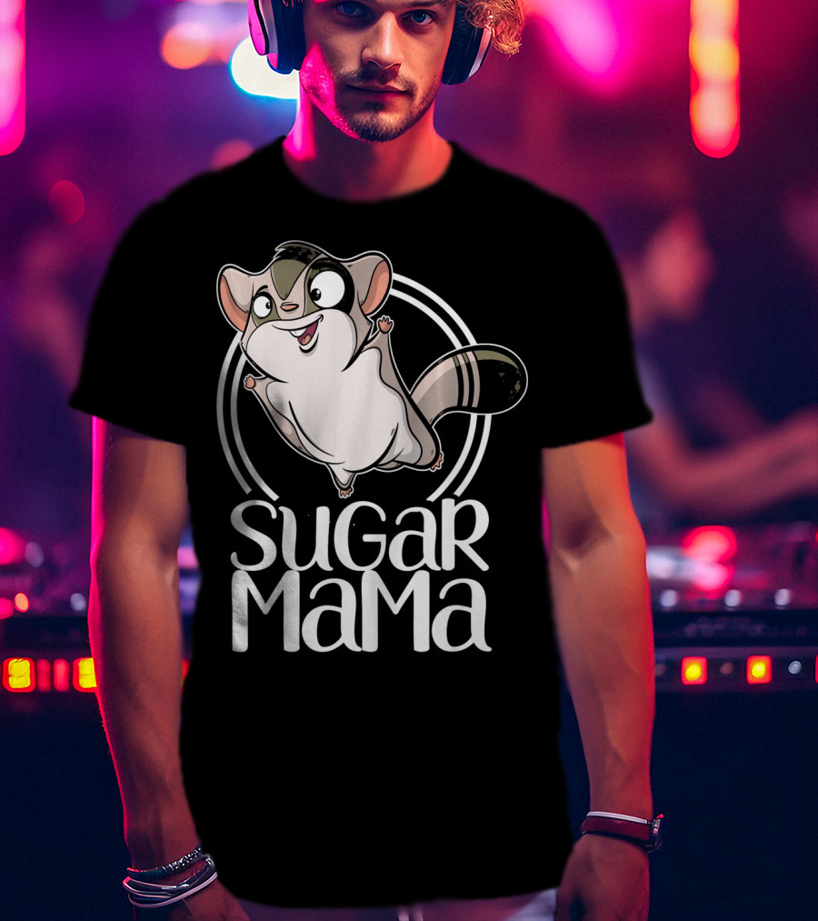 Sugar Mama Adorable Sugar Glider Character T-Shirt