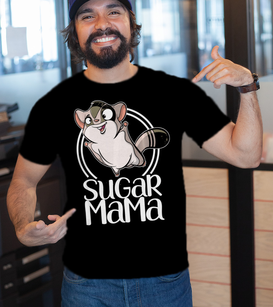 Sugar Mama Adorable Sugar Glider Character T-Shirt