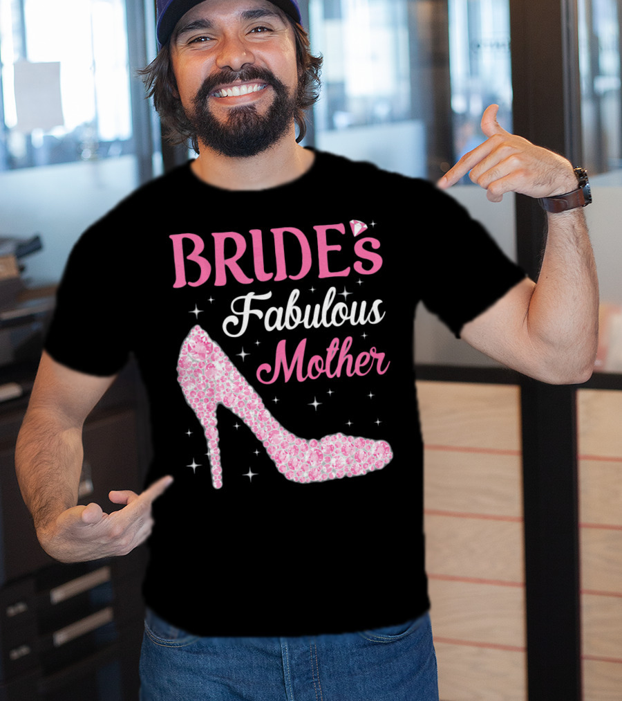 Bride's Fabulous Mother Light Diamond High Heel T-Shirt