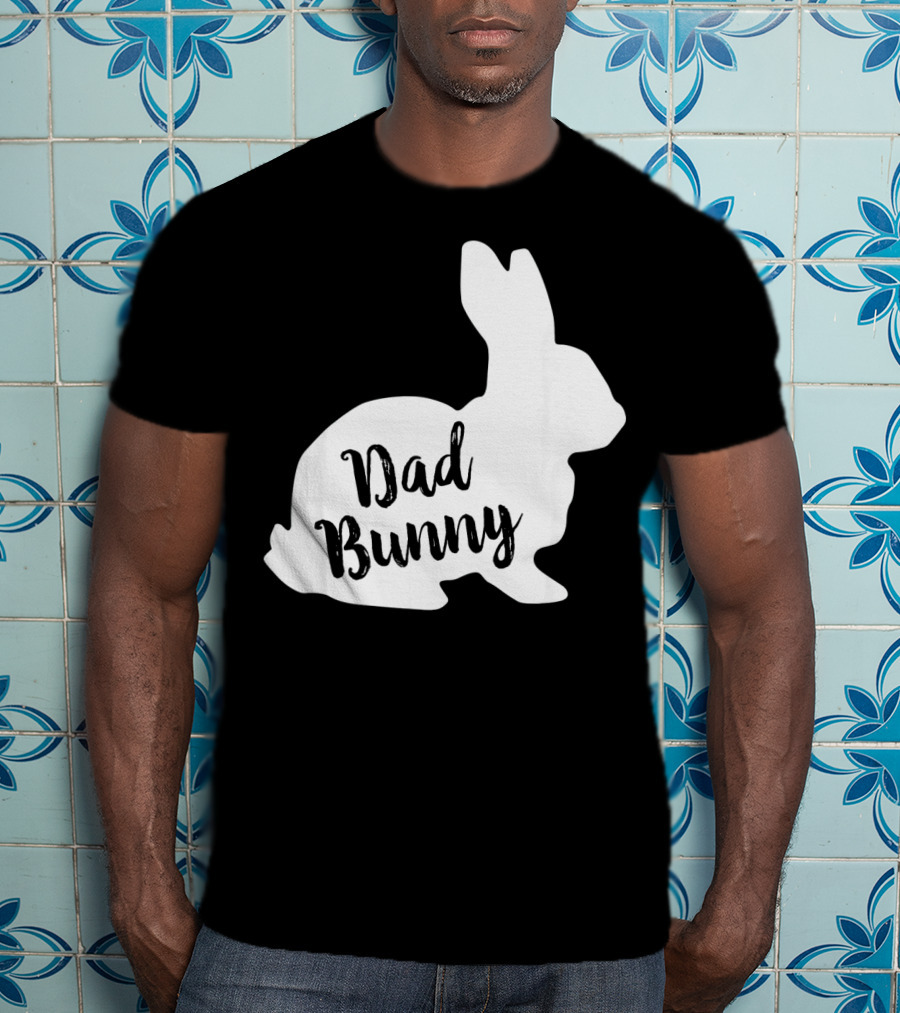 Dad Bunny Easter Family Rabbit T-Shirt