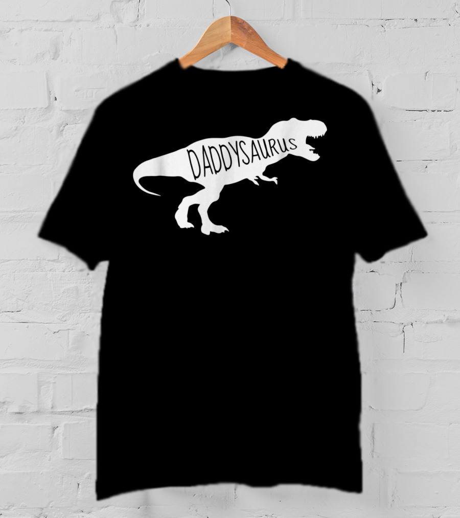 Daddysaurus Mens Baby Announcement T-Shirt