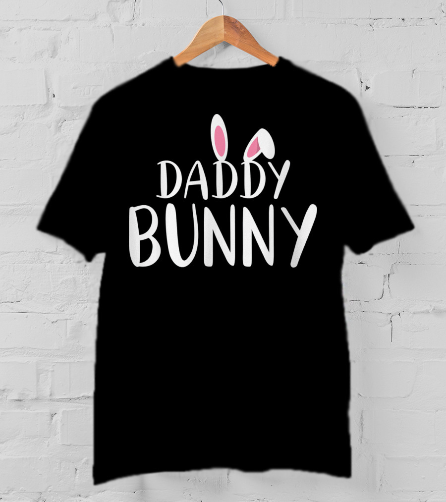 Daddy Bunny Easter Pregnant Mens T-Shirt