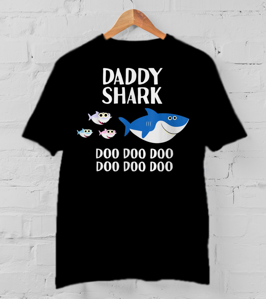 Daddy Shark Doo Doo Doo Doo Doo Doo Matching Family T-Shirt