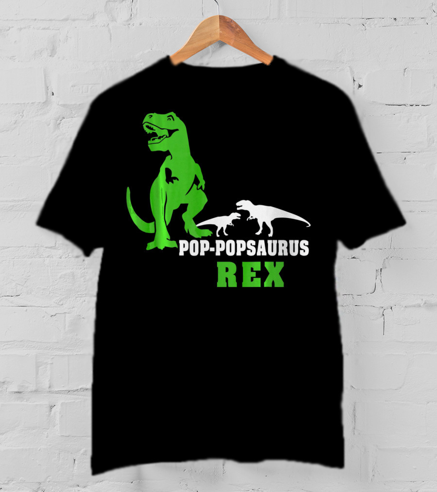 Pop-Popsaurus Rex Dinosaur T-Shirt