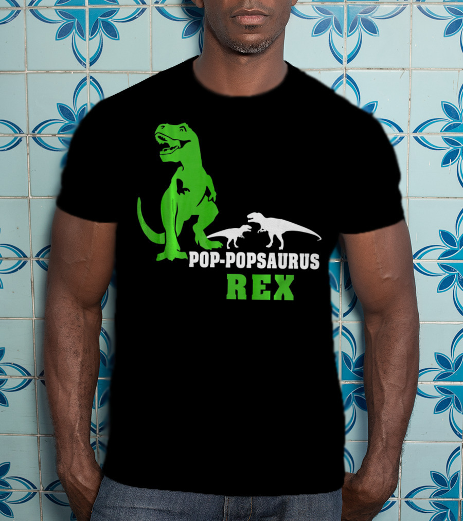 Pop-Popsaurus Rex Dinosaur T-Shirt