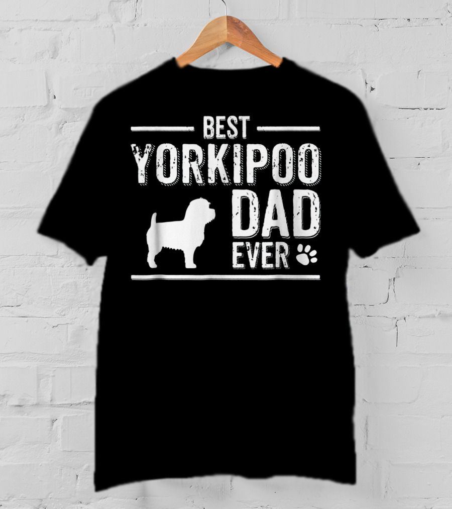 Best Yorkipoo Dad Ever Mens Dog Owner T-Shirt