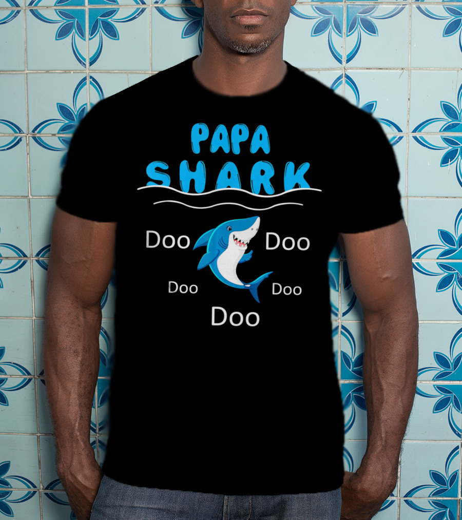 Papa Shark Doo Doo Doo Father's Birthday T-Shirt