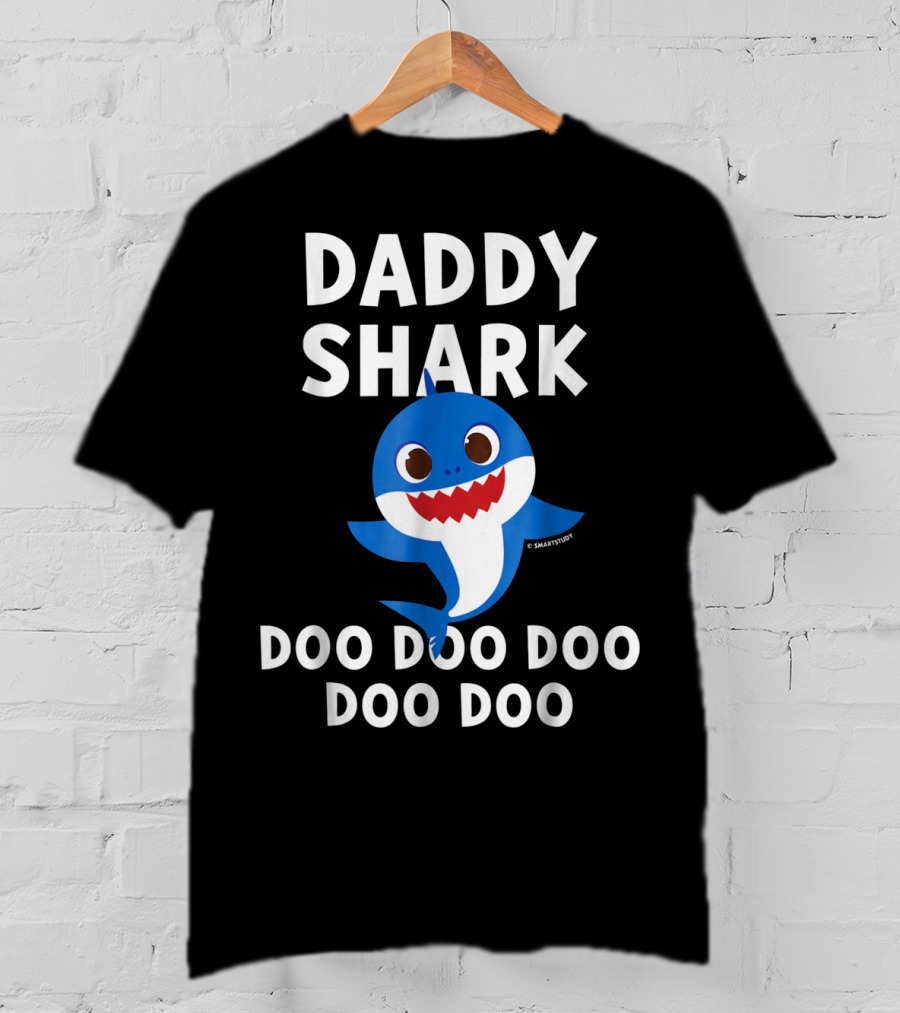 Daddy Shark Doo Doo Doo Doo Mens Pinkfong T-Shirt