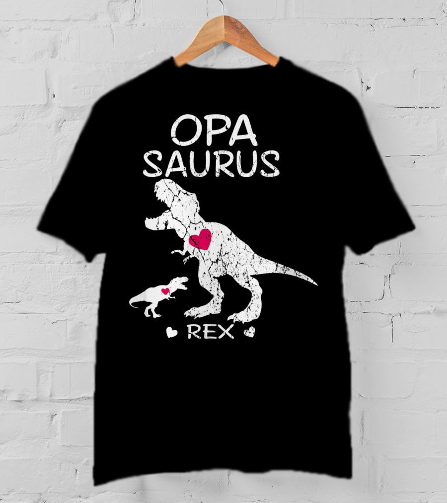 OPA SAURUS REX Dinosaur Hearts T-Shirt