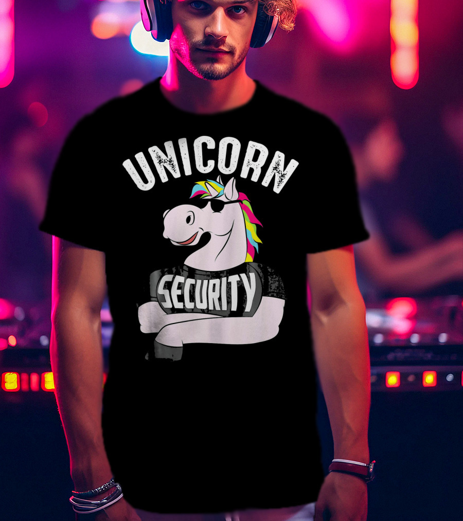 Unicorn Security Shirt For Men Fana T-Shirt