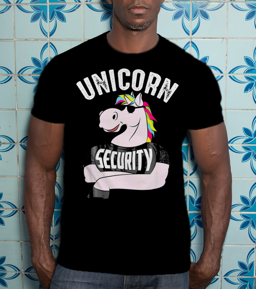 Unicorn Security Shirt For Men Fana T-Shirt