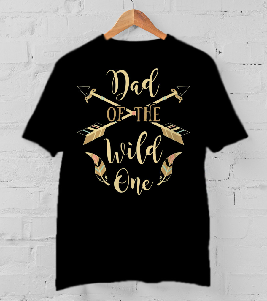 Dad Of The Wild One Cute Baby 1st Birthday T-Shirt