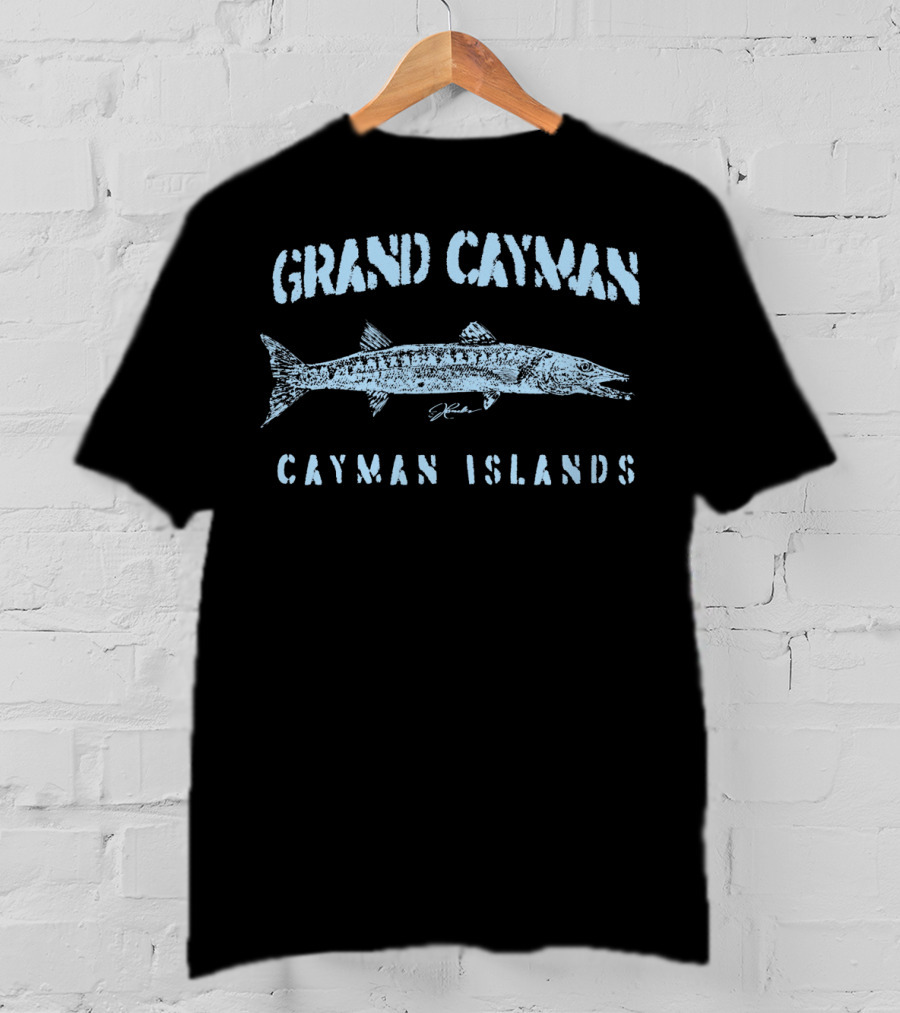 Grand Cayman Barracuda Cayman Islands JCombs T-Shirt