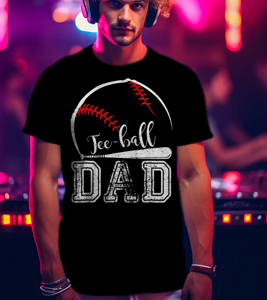 Tee-Ball Dad Mens Sport T-Shirt
