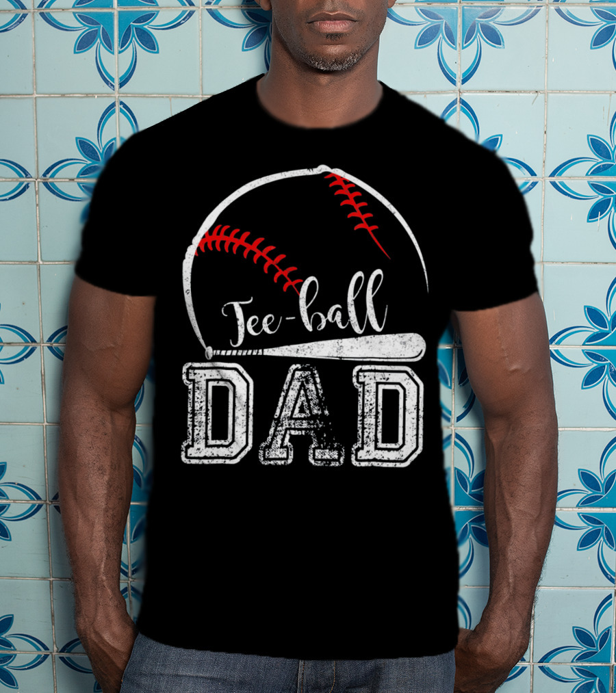 Tee-Ball Dad Mens Sport T-Shirt